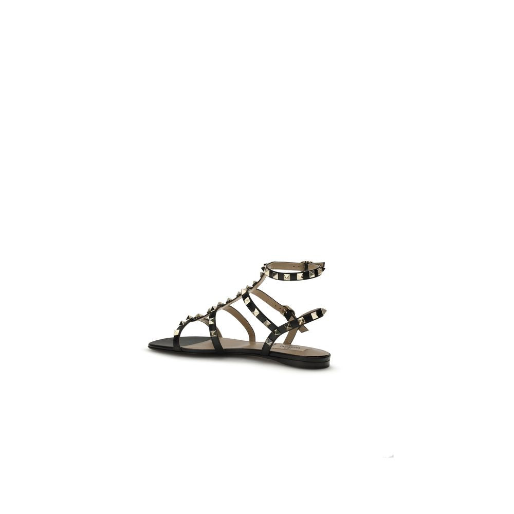 Rockstud leather Sandals