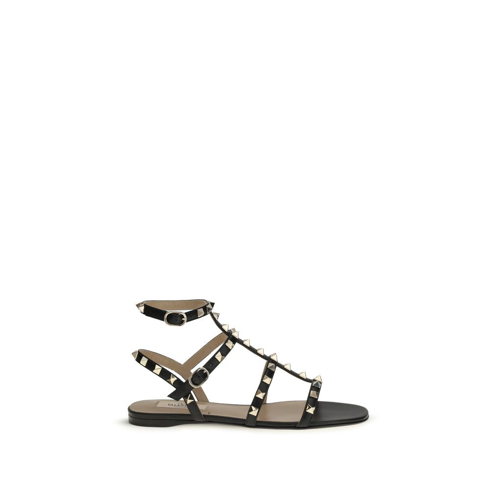 Rockstud leather Sandals