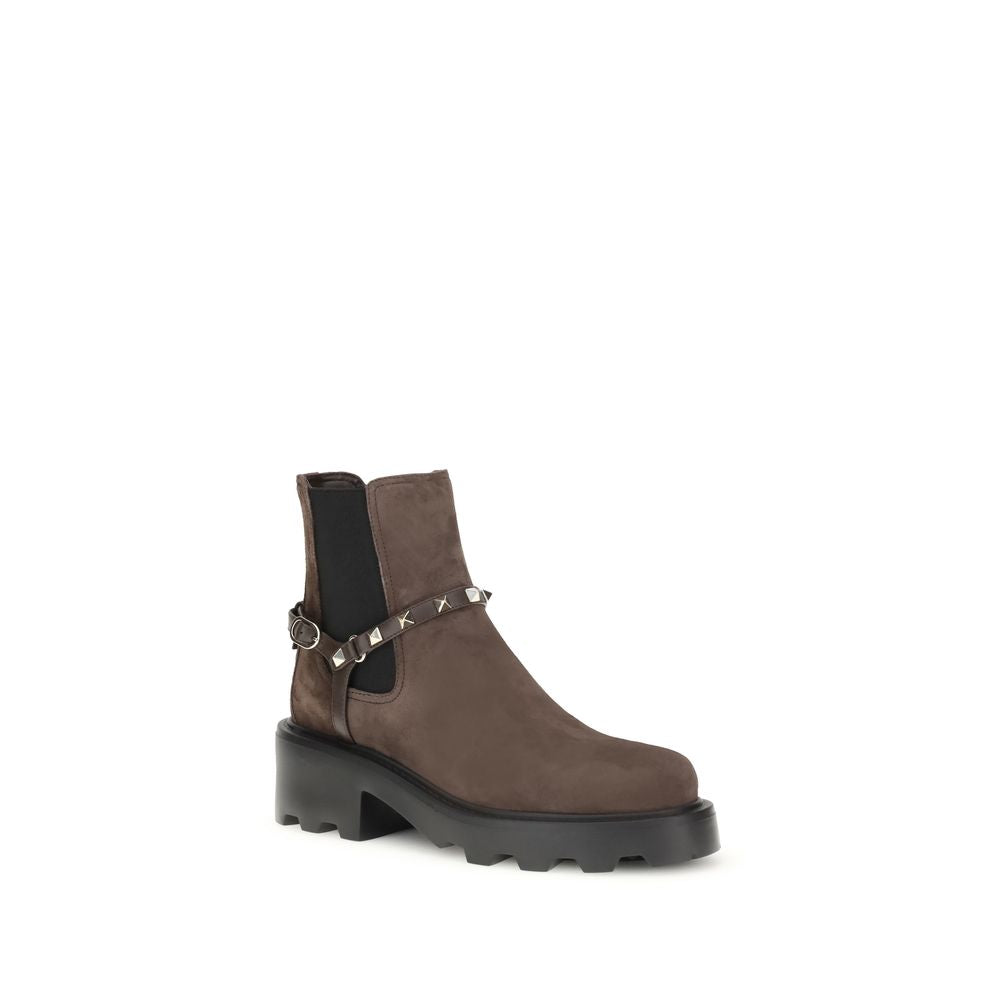 Bos Taurus Chelsea Boots aus braunem Kalbsleder