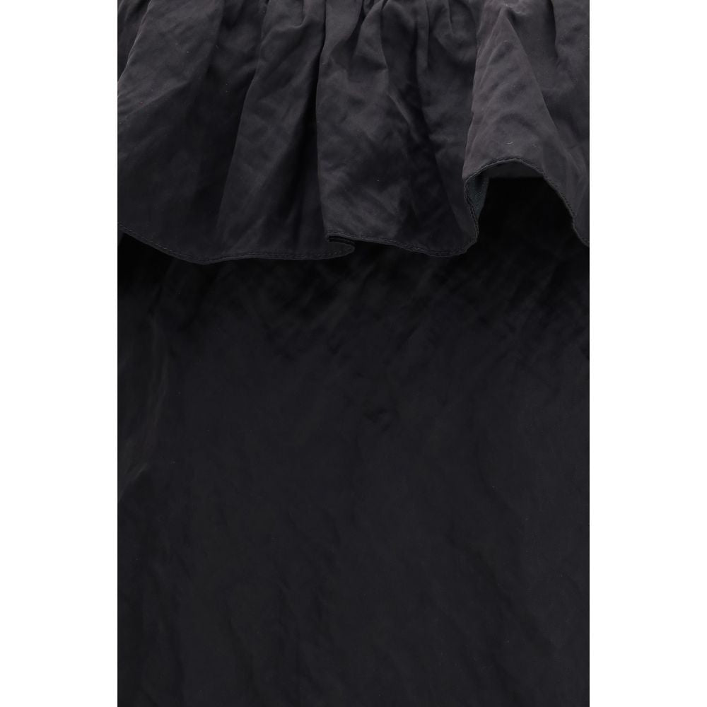 Mini Dress in washed technical satin