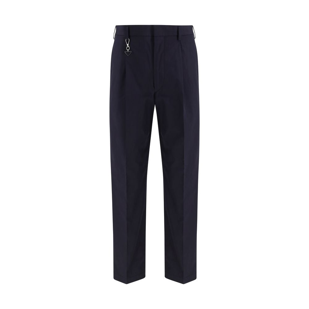 Tailored cotton poplin Pants