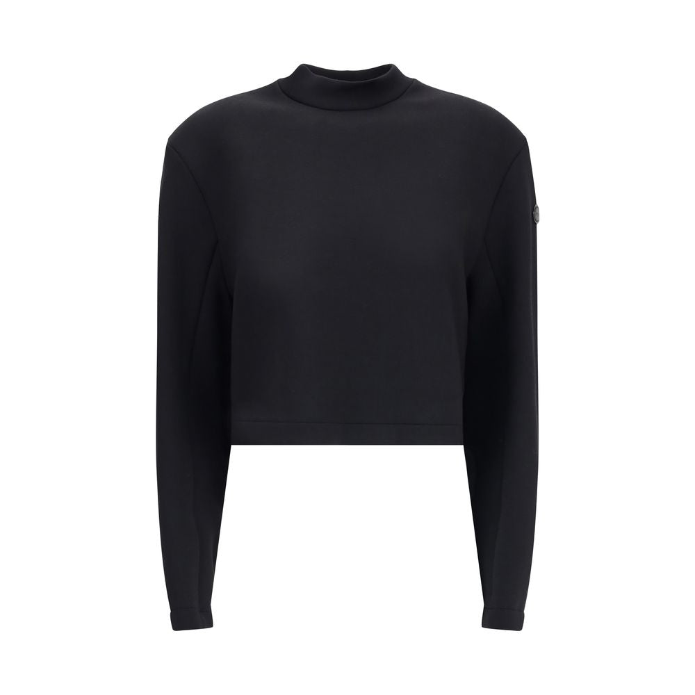 Black Viscose Sweatshirt
