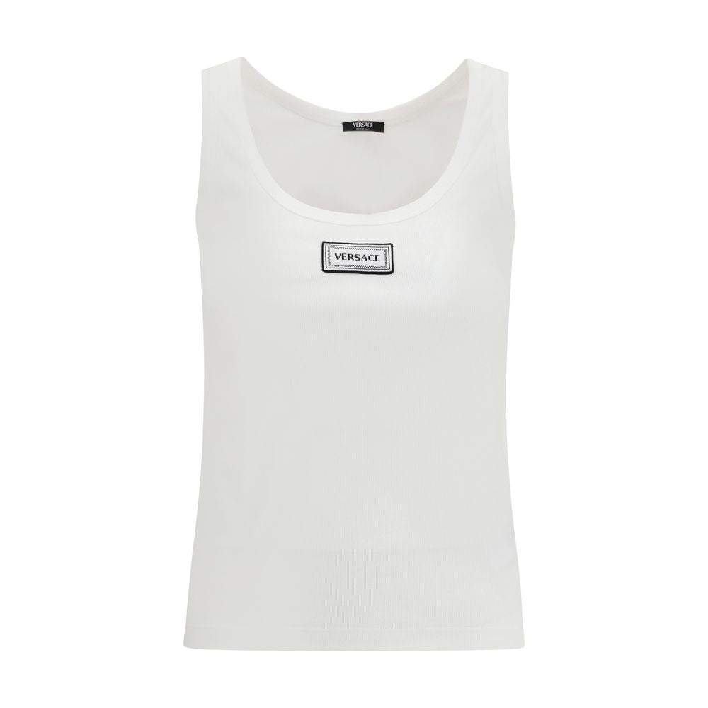 Tank Top in cotton rib stretch