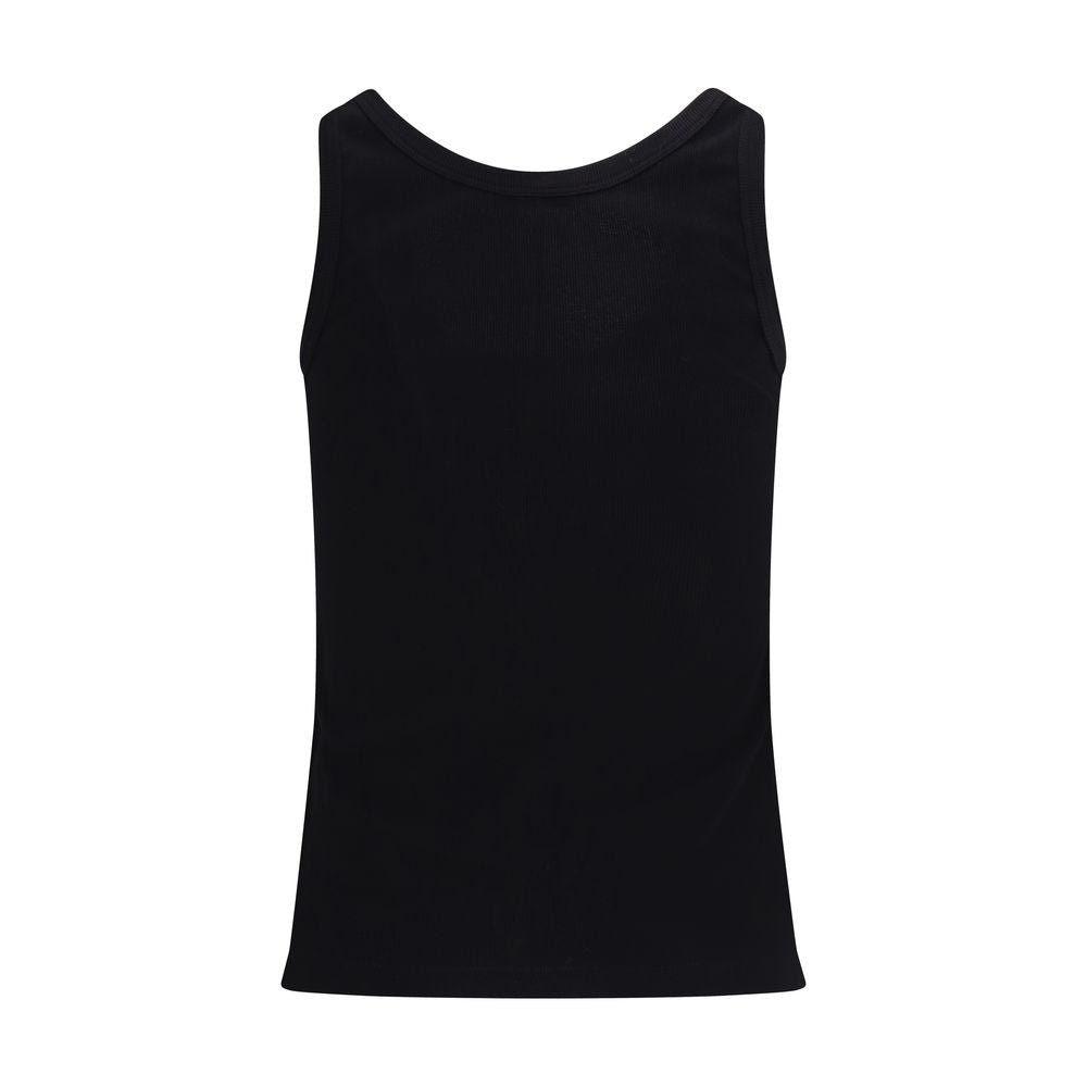 Tank Top in cotton rib stretch