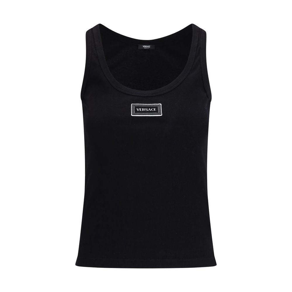 Tank Top in cotton rib stretch