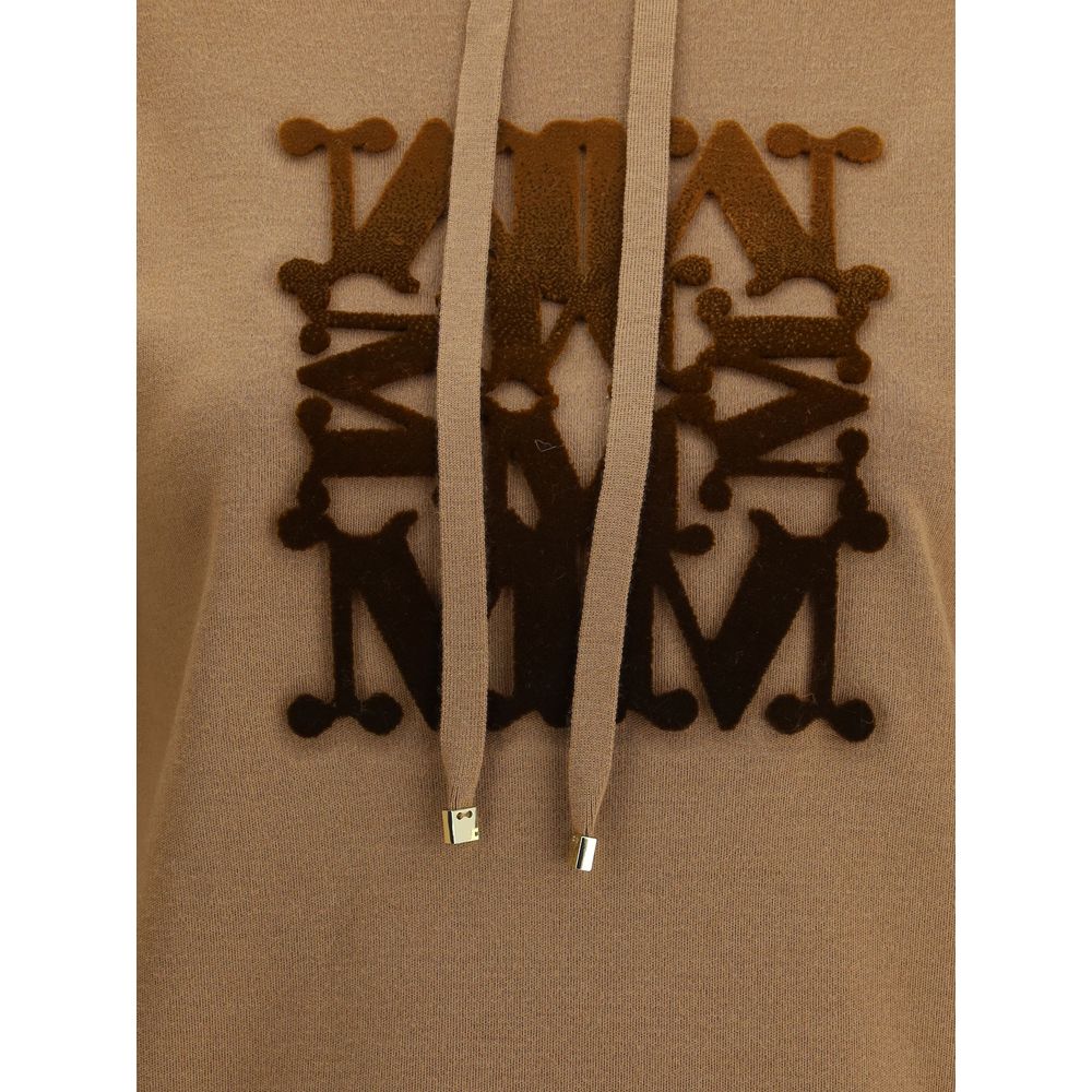 Beiges Woll-Sweatshirt