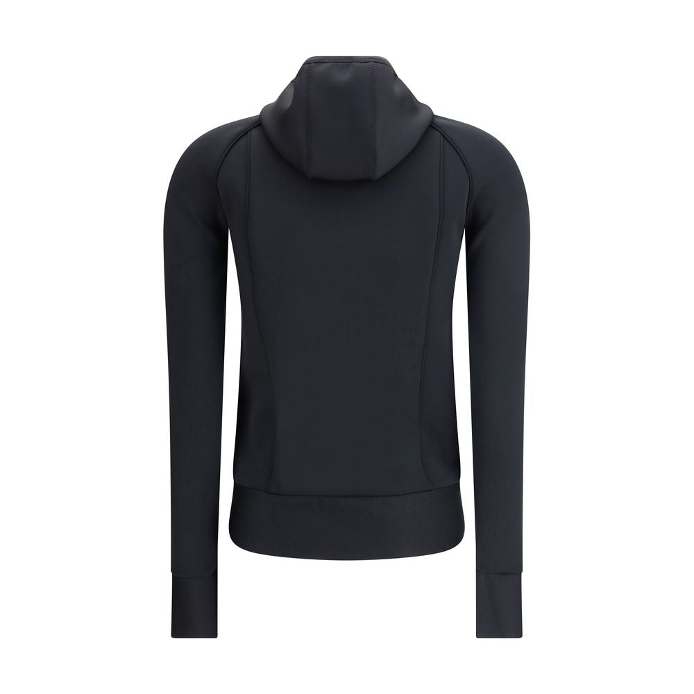 Schwarzes Polyester-Sweatshirt