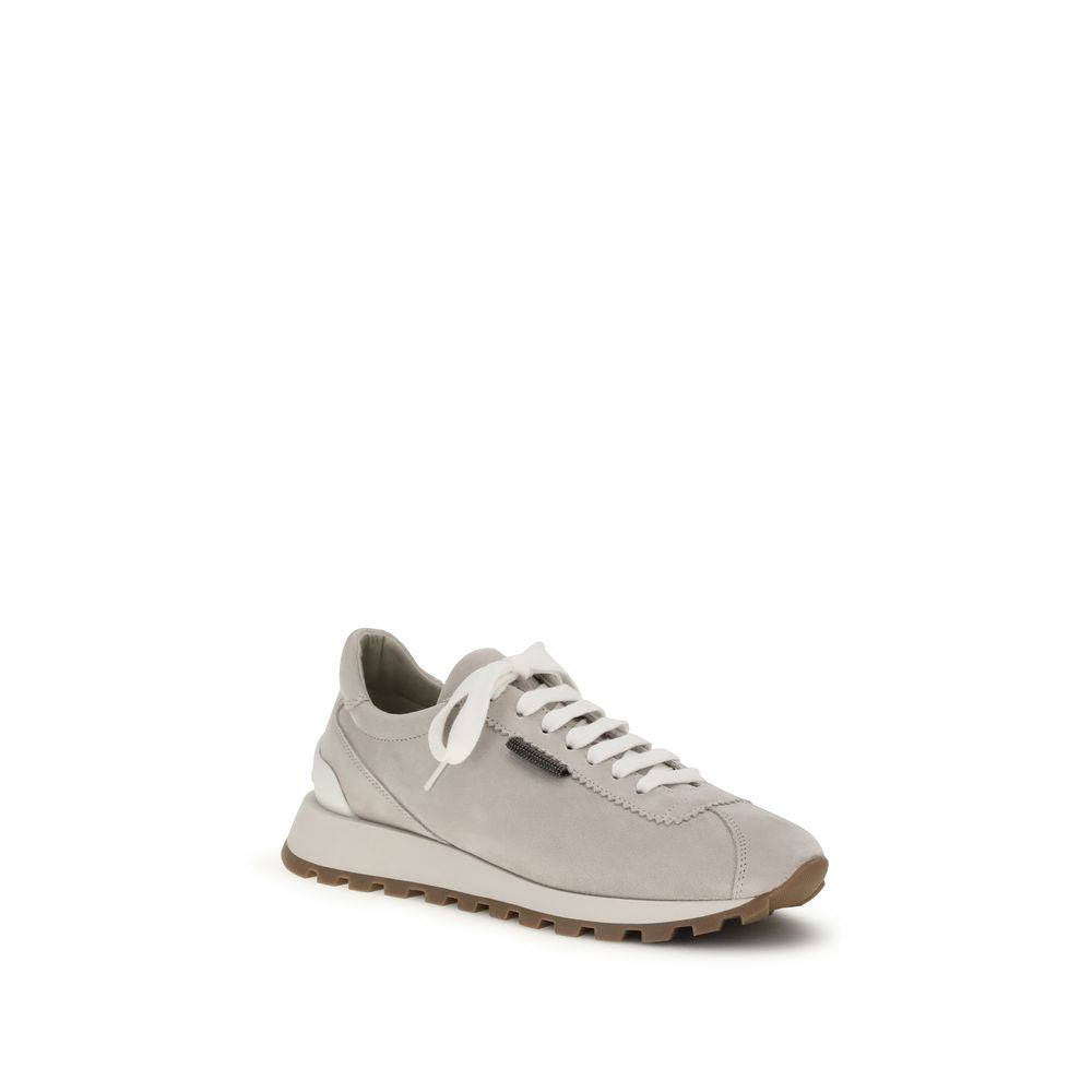 Sneakers with iconic embellishments
