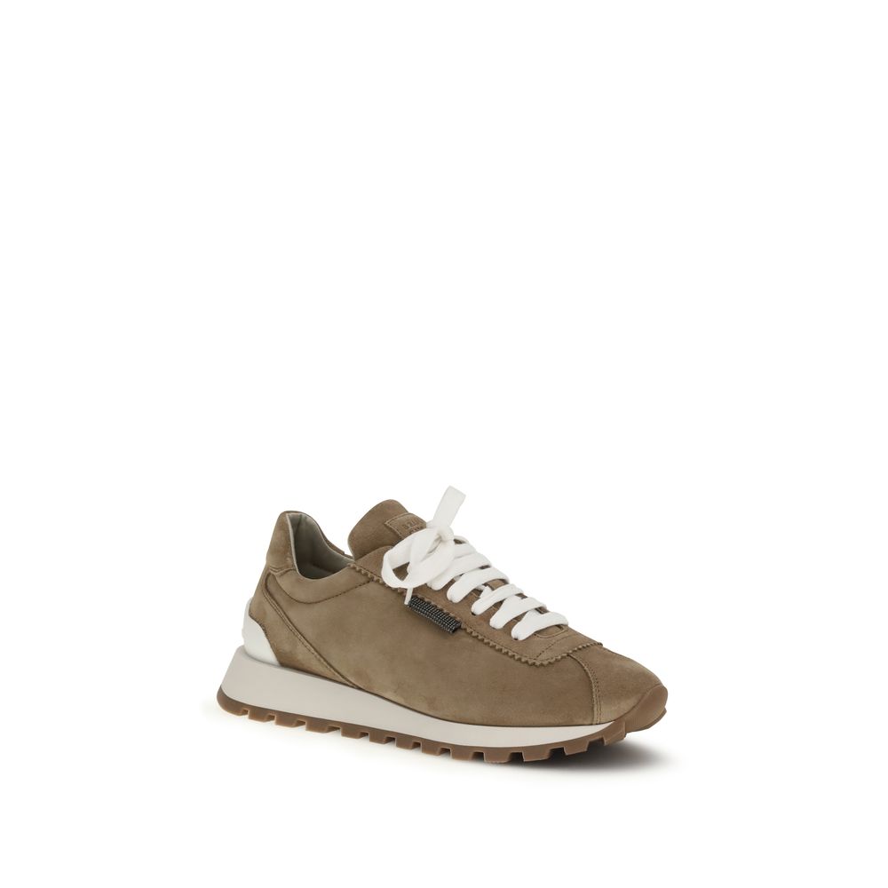 Sneakers with iconic embellishments