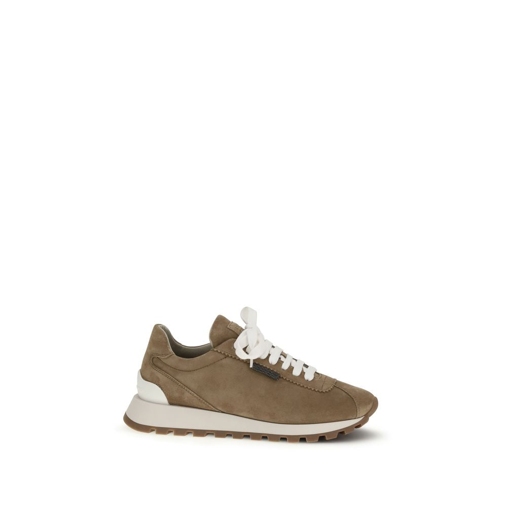 Sneakers with iconic embellishments