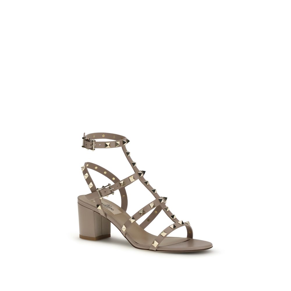Leather Rockstud Sandals