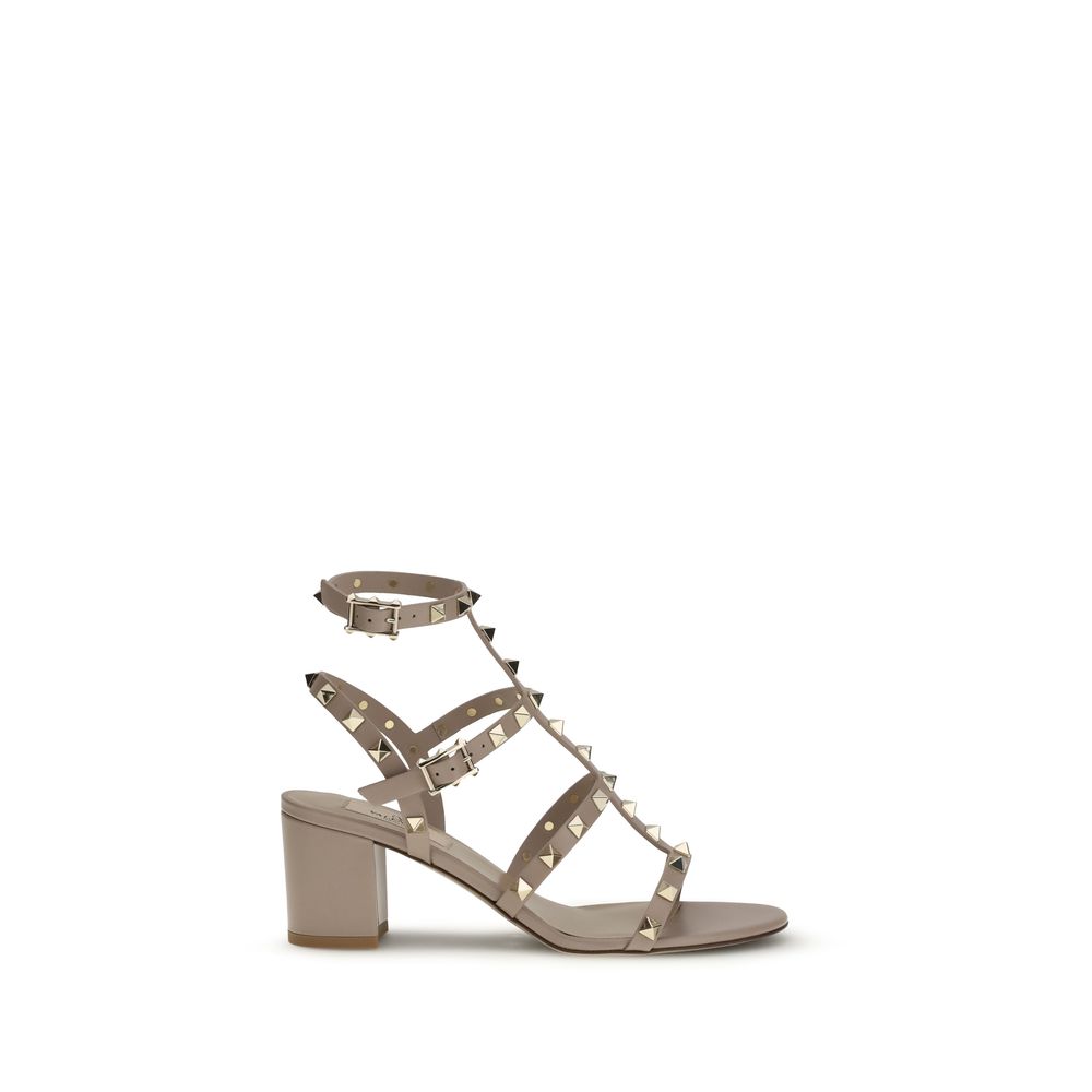 Leather Rockstud Sandals