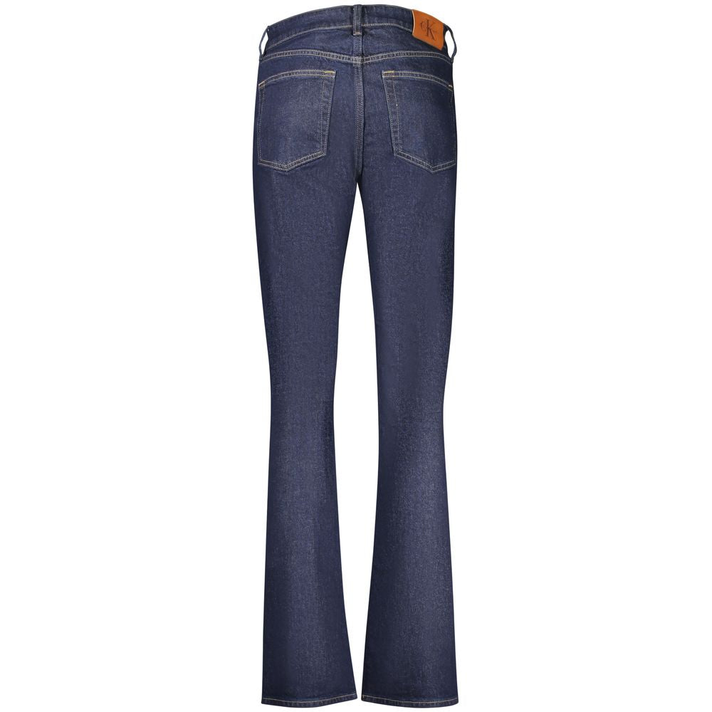 Blue Cotton Women Jeans