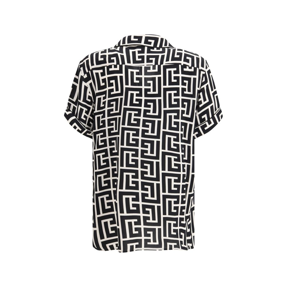 Monogram-print pajama Shirt
