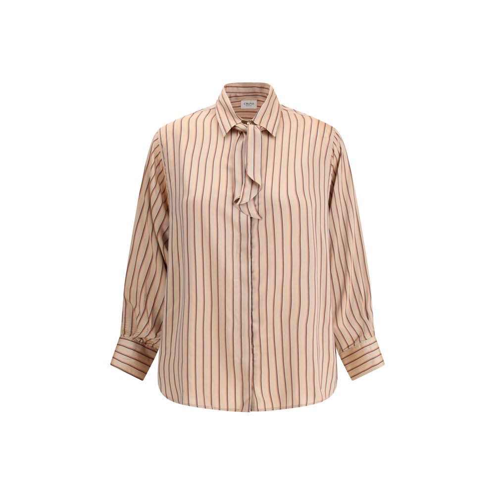 多色粘胶纤维图案衬衫