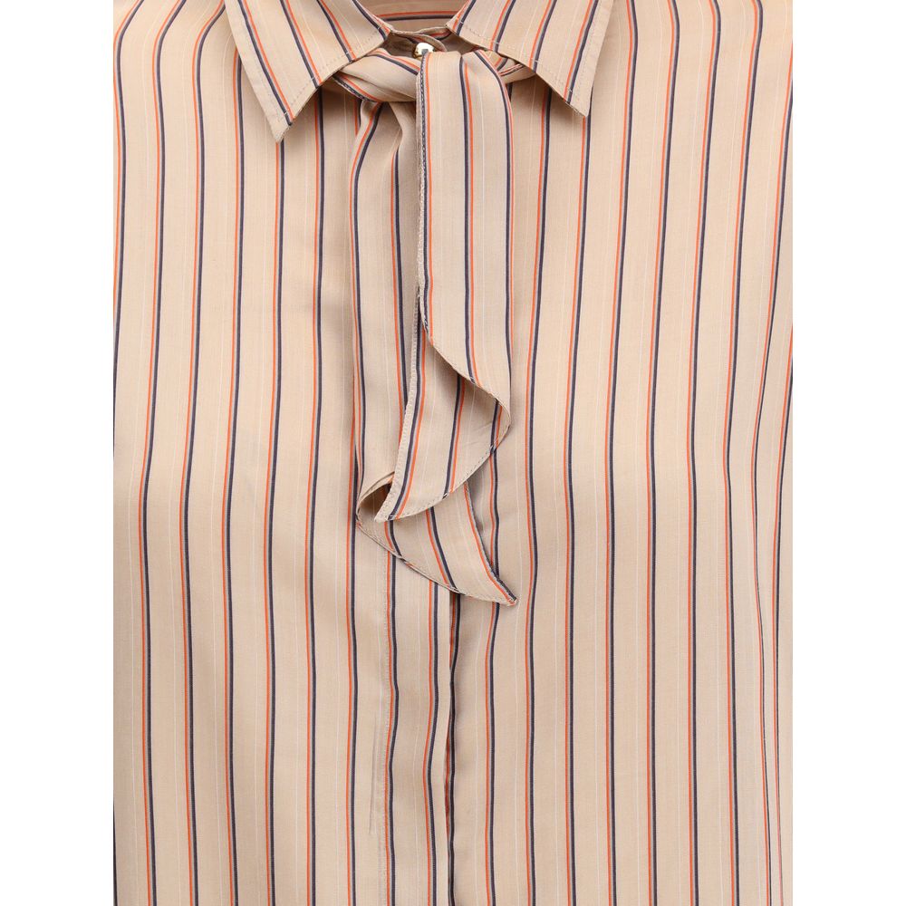 多色粘胶纤维图案衬衫