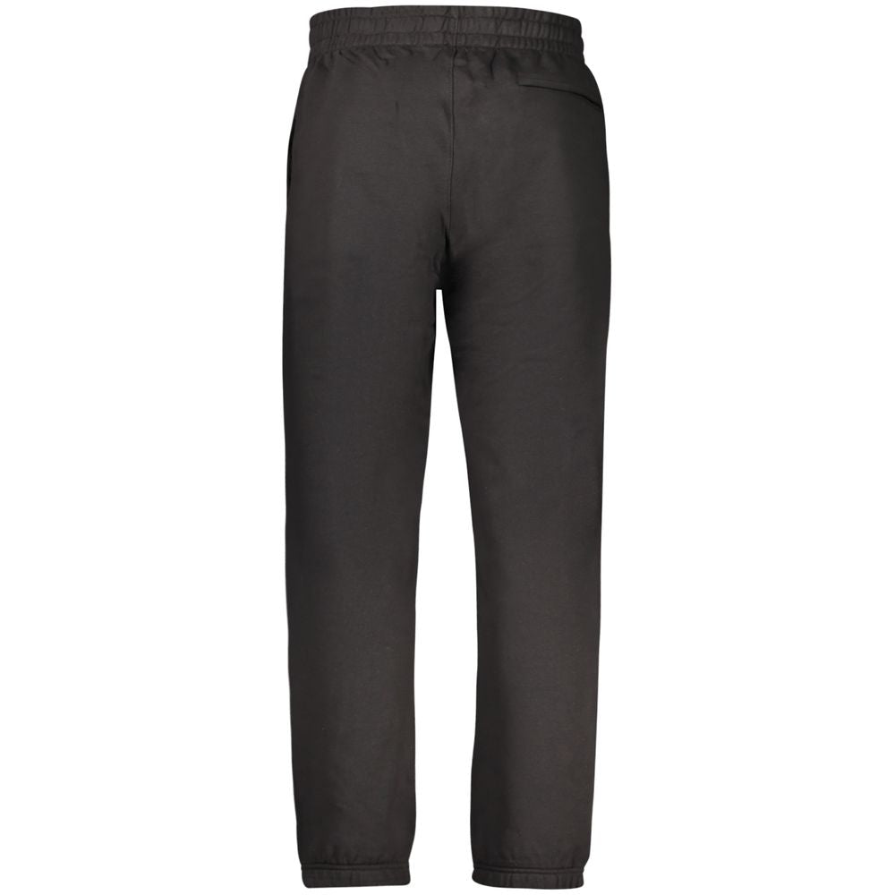 Black Cotton Men's Track Pant