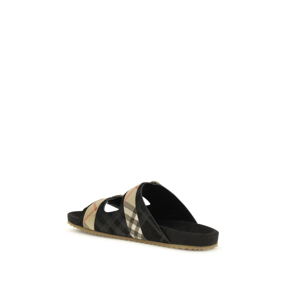 Check suede Urchin Sandals
