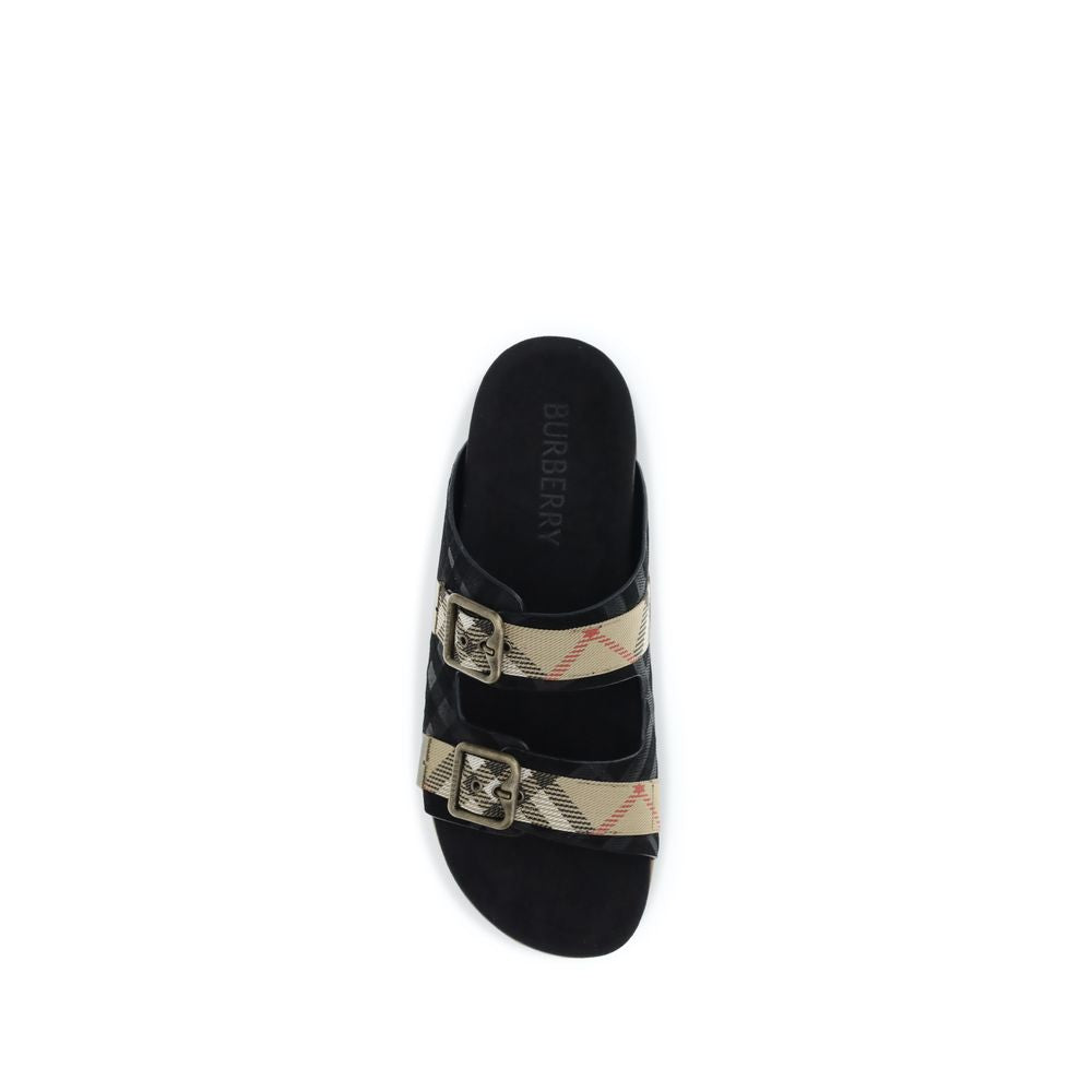 Check suede Urchin Sandals