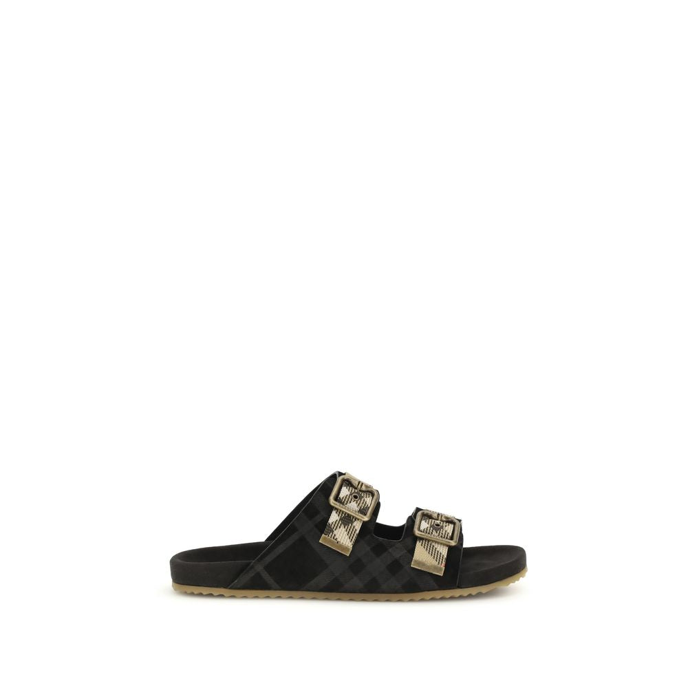 Check suede Urchin Sandals