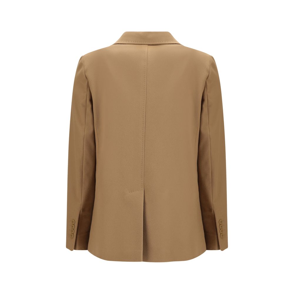 Beige Fleece Wool Coat