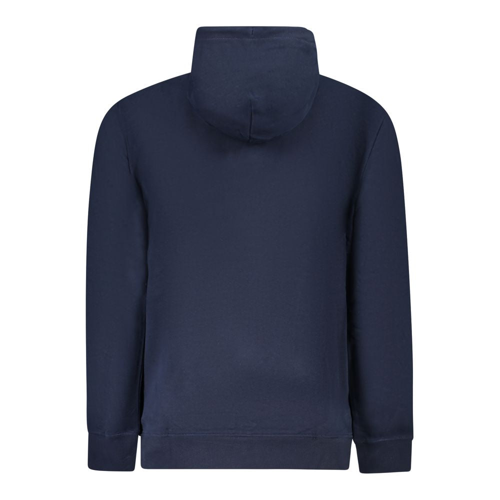 Blauer Baumwollpullover für Herren