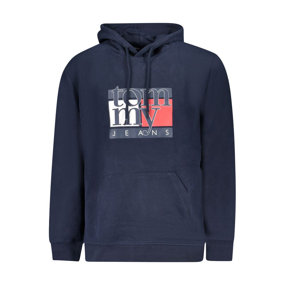 Blauer Baumwollpullover für Herren